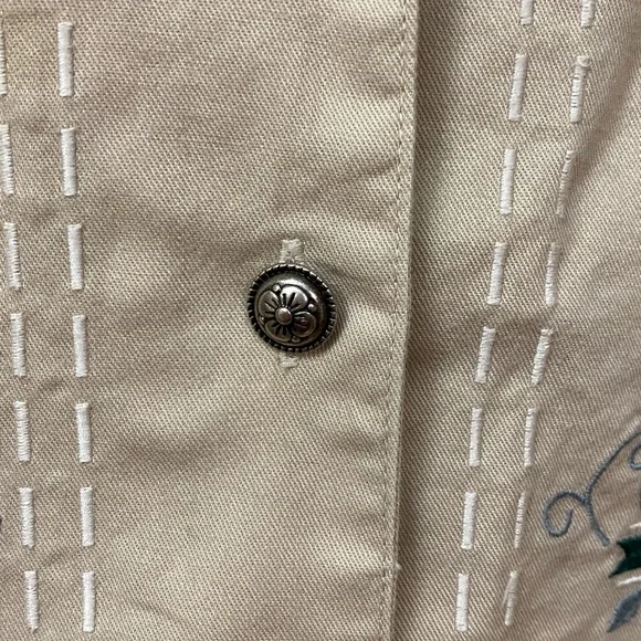 Vintage Wrangler Western Wear Embroidered Button Down Shirt - Picture 4 of 7